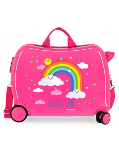 MALETA INFANTIL 50CM. MOVOM ARCOIRIS ALWAYS SMILE